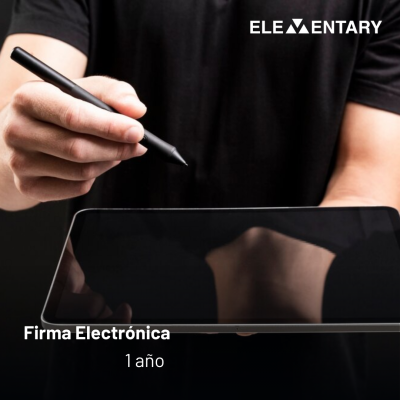 Firma electrónica - 1 AÑO