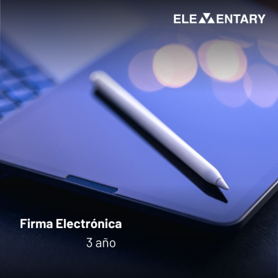 Firma electrónica - 3 AÑOS